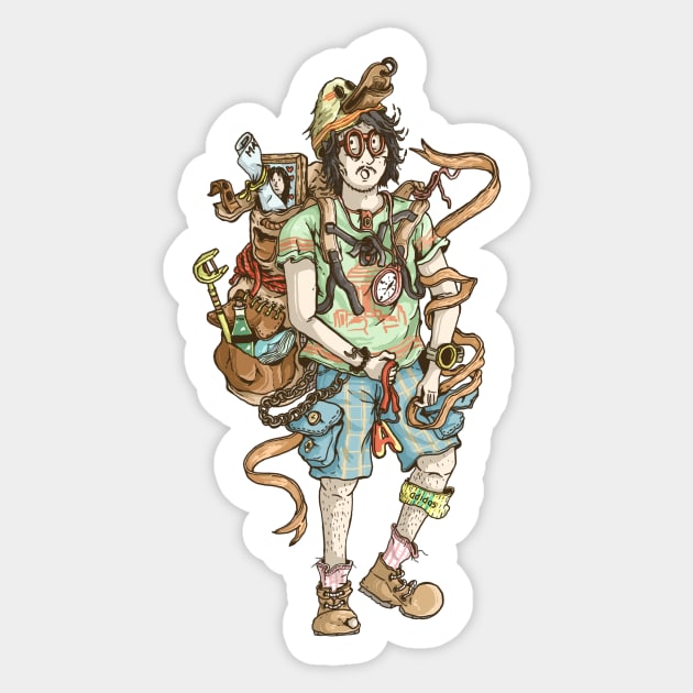 Traveller Sticker by Masrofik